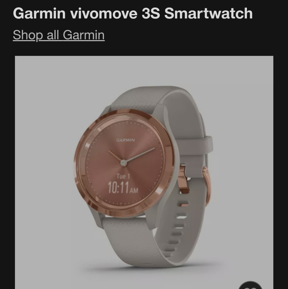 Garmin vivomove 3S Smartwatch